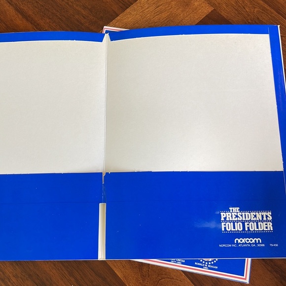 VINTAGE 80S THE PRESIDENTS FOLIO FOLDERS SET OF 3 - PLEASE READ DESCRIPTION - Picture 4 of 10